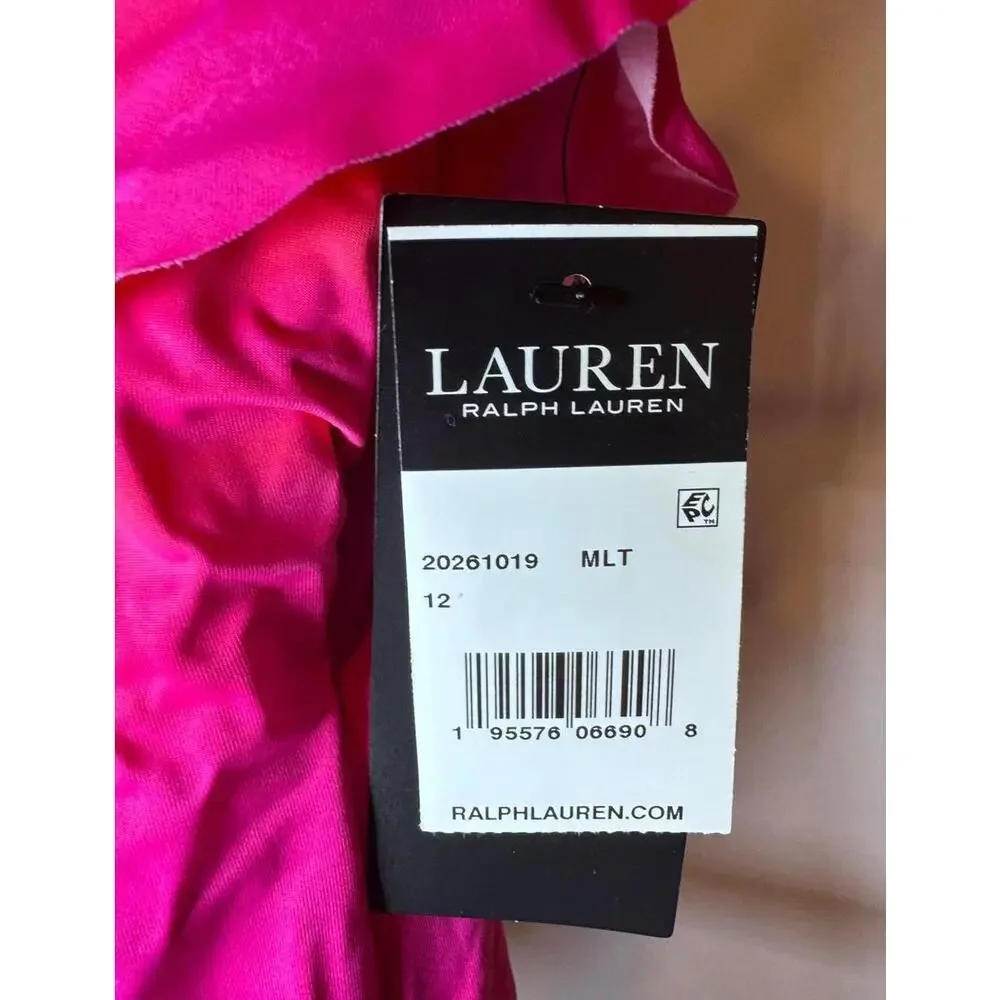 Ralph Lauren Multicolor One-Piece Swimsuit - Size 12 - Picture 3 of 4
